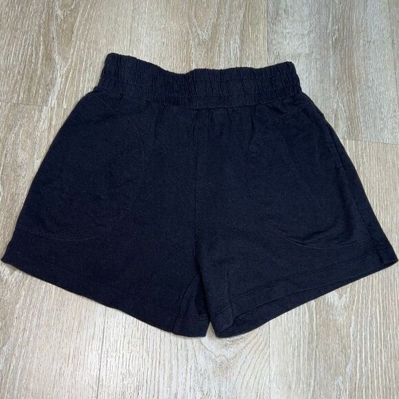 Madewell Organic Cotton High-Waist Pull-On Shorts in Dark Brown, Women’s XS - Picture 5 of 10